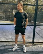 Stryda Club Iconic Padel T-shirt - Zwart | Heren, Verzenden, Nieuw, Padelkleding