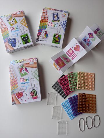 Pixelhobby - sleutelhanger setjes beschikbaar voor biedingen