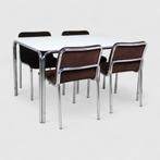 Vintage design eetkamerset, tafel en stoelen TECTA jaren 70, Nieuw