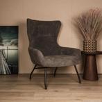 Fauteuil Serena - Boucle - Grijs, Huis en Inrichting, Fauteuils, Verzenden, Nieuw