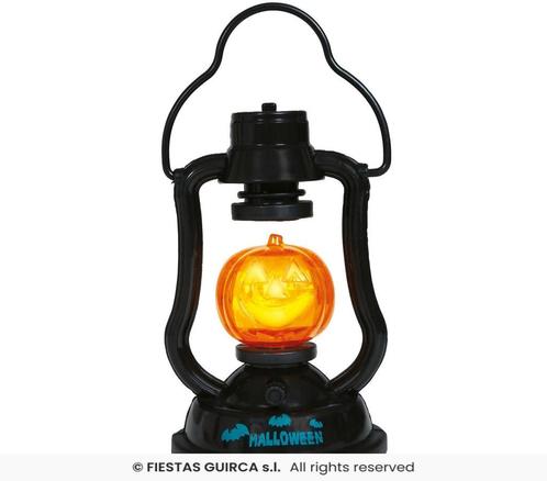Lantaarn Pompoen Met Licht en Geluid (15cm), Hobby en Vrije tijd, Feestartikelen, Nieuw, Ophalen of Verzenden