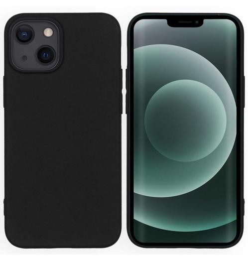 Silicone Hoes - iPhone - Apple 14 Pro - Zwart (Hoesjes), Telecommunicatie, Mobiele telefoons | Hoesjes en Frontjes | Overige merken
