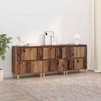 vidaXL Dressoirs 3 pcs Oud Hout 60 x 35 x 70 cm Bewerkt hout, Verzenden, Nieuw, 50 tot 100 cm, 25 tot 50 cm