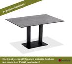 Niehoff Bistro Tafel Aluminium - ZwartGrijszilver, Tuin en Terras, Ophalen of Verzenden, Nieuw, Overige materialen