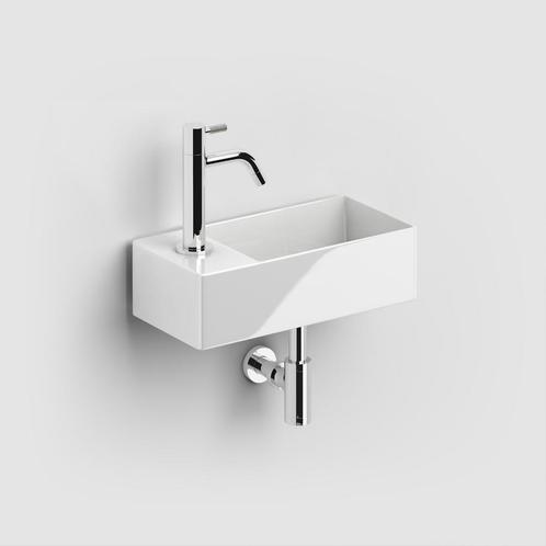 Fontein Clou Flush 3 Keramiek Wit Met Kraangat Links, Doe-het-zelf en Verbouw, Sanitair, Overige typen, Nieuw, Ophalen of Verzenden