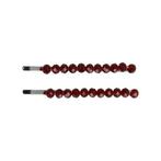 Schuifspeldjes Facet Kralen Recht Rood, Sieraden, Tassen en Uiterlijk, Uiterlijk | Haarverzorging, Nieuw