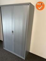 TDS Roldeurkast - 196x120x45cm - Zilvergrijs met kunststof z, Werkplek, Ophalen of Verzenden, Gebruikt, Kast
