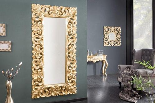 Elegante wandspiegel VENICE 180x90cm goud antieke barokstijl, Huis en Inrichting, Woonaccessoires | Spiegels, Ophalen of Verzenden