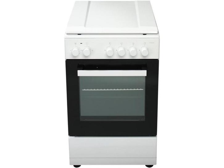 Everglades EVCK032 - Gasfornuis - Wit - 50CM - 46 Liter - 5, Witgoed en Apparatuur, Fornuizen, Zo goed als nieuw, Verzenden