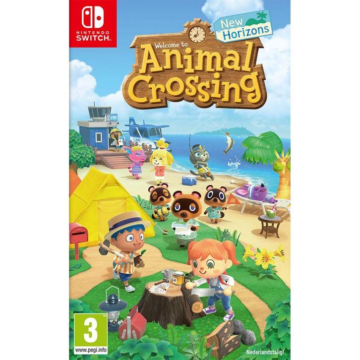 Switch Animal Crossing: New Horizons, Spelcomputers en Games, Spelcomputers | Nintendo Switch, Zo goed als nieuw, Verzenden