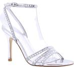 SHOWMODEL Guess Divinit2 Dames Sandalen met Hak - Zilver - M, Verzenden, Nieuw