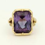 Ring - 14 karaat Geel goud - Korund, Nieuw