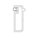 Verbredingsprofiel voor draaideuren Sealskin Inc. 1 x 200 cm, Doe-het-zelf en Verbouw, Sanitair, Nieuw, Ophalen of Verzenden