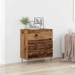 vidaXL Dressoir met lade Oud hout 60 x 35 x 70 cm Bewerkt, Huis en Inrichting, Verzenden, Nieuw, Overige houtsoorten, 50 tot 100 cm