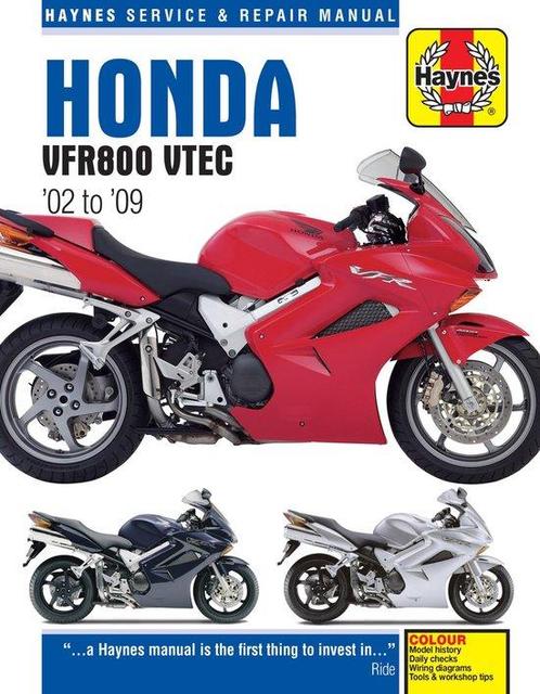 9781785213038 Haynes Honda VFR800 VTEC 02 to 09 Service..., Boeken, Informatica en Computer, Zo goed als nieuw, Verzenden