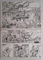Bessy 114 - Originele pagina (p.1) - De opgejaagden - 1, Boeken, Stripboeken, Nieuw