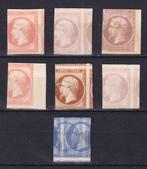 Frankrijk 1853 - Empire niet getand. Proeven van de 25c met, Postzegels en Munten, Gestempeld