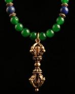 Lapis lazuli - Smaragd-Dorje (Vajra) Boeddhistisch: