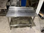 RVS tafel 120x75x91 lxbxh, Ophalen of Verzenden, Gebruikt