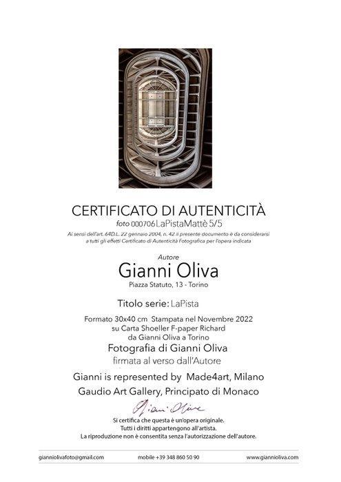 Gianni Oliva - La Pista Mattè, Antiek en Kunst, Kunst | Schilderijen | Modern