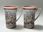 Rosenthal - Versace - Bekerglas (2) - 2 chocolade cups met, Antiek en Kunst, Antiek | Glas en Kristal