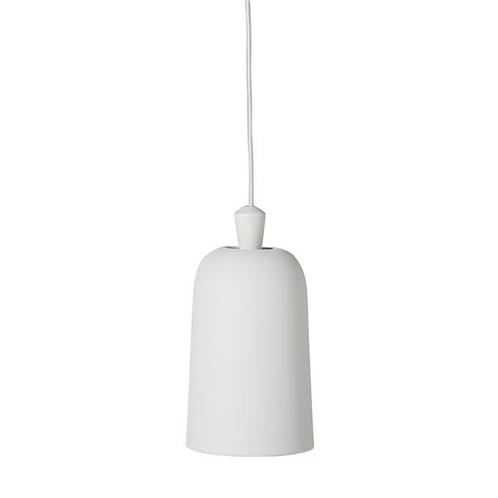 Metalen witte hanglamp whkmps own, Antiek en Kunst, Antiek | Lampen, Verzenden