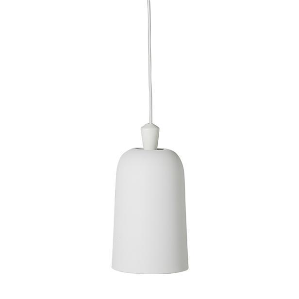Metalen witte hanglamp whkmps own, Antiek en Kunst, Antiek | Lampen, Verzenden
