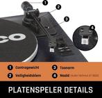 Lenco Platenspeler met Bluetooth - Vier ingebouwde Speakers, Verzenden, Zo goed als nieuw
