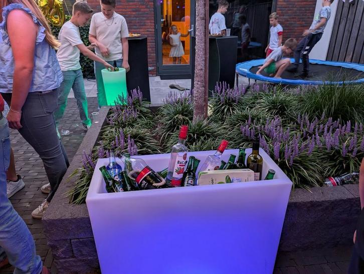 Led meubels, verlichte bar huren, easy up tent, MEGA ACTIE, Hobby en Vrije tijd, Feestartikelen | Verhuur, Nieuw, Ophalen