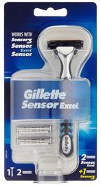 Gillette Sensor Excel Scheerhouder + 2 Excel / 1 Sensor3, Nieuw, Ophalen of Verzenden