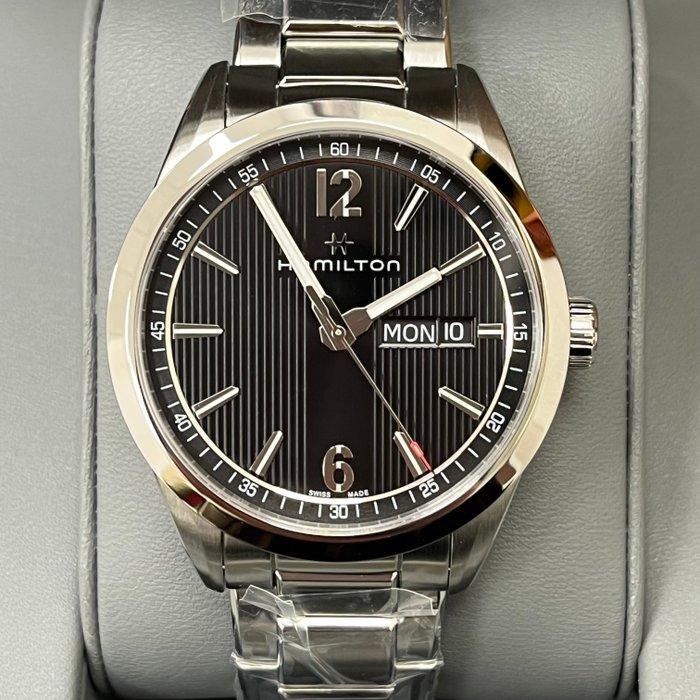 Hamilton - Broadway Day Date Quartz - H43311135 - Heren -, Sieraden, Tassen en Uiterlijk, Horloges | Heren