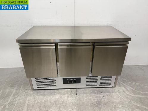 RVS Ecofrost Koelwerkbank 3 deuren 136,5 cm 230V Horeca, Zakelijke goederen, Horeca | Keukenapparatuur, Gebruikt, Ophalen of Verzenden