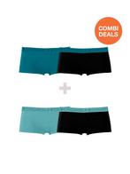 -40% Muchachomalo  Muchachomalo Meisjes 2+2-pack boxershorts, Verzenden, Nieuw