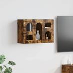 vidaXL Hangkast met plank Gerookt eiken 60 x 20 x 40 cm, Verzenden, Nieuw