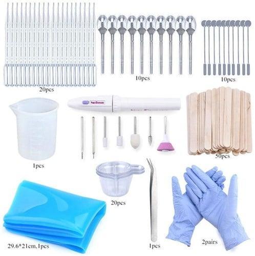 Gereedschapset voor epoxy hars techniek resin en andere, Hobby en Vrije tijd, Knutselen, Nieuw, Ophalen of Verzenden