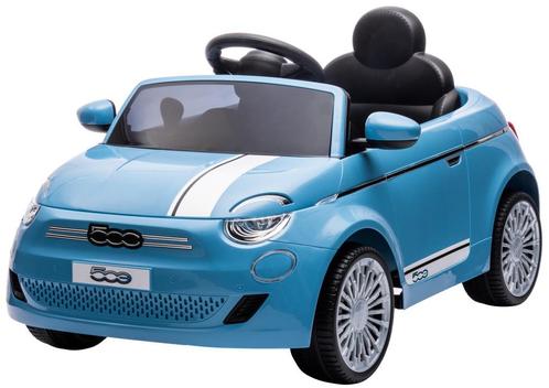 Eco Toys Blauw Elektrische Fiat 500 Kinderauto 705, Kinderen en Baby's, Speelgoed | Buiten | Voertuigen en Loopfietsen, Loopvoertuig