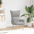 vidaXL Ontspanningsstoel Wolken grijs 69 x 74 x 93 cm Stof, Huis en Inrichting, Fauteuils, Verzenden, Nieuw