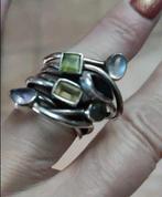 Zonder Minimumprijs - Ring Zilver Gemengde edelstenen - Ring, Sieraden, Tassen en Uiterlijk, Ringen, Nieuw
