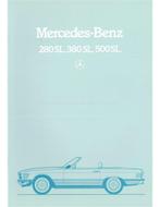 1984 MERCEDES BENZ SL KLASSE BROCHURE NEDERLANDS, Nieuw, Author