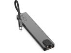 Linq LQ48010 - Pro Multiport Hub 8in1 USB-C - 4K HDMI USB-C, Huis en Inrichting, Verzenden, Zo goed als nieuw