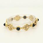 Armband - 18 karaat Geel goud - 7.80ct. tw. Saffier, Sieraden, Tassen en Uiterlijk, Armbanden, Nieuw