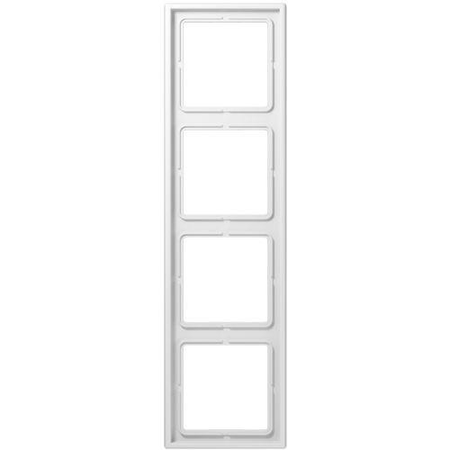 JUNG LS990 Afdekraam 4-voudig Alpine wit LS984WW, Doe-het-zelf en Verbouw, Elektra en Kabels, Nieuw, Ophalen of Verzenden