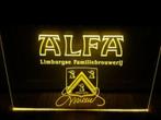 Alfa neon bord lamp LED cafe verlichting reclame lichtbak, Verzenden, Nieuw