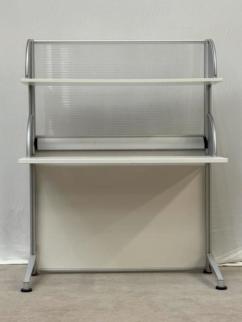 Boekenkast met glazen achterkant, Huis en Inrichting, Kasten | Boekenkasten, 50 tot 75 cm, Met plank(en), Gebruikt, Overige houtsoorten