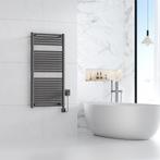 Smart WIFI elektrische handdoekradiator Gunmetal  (700 Wat, Doe-het-zelf en Verbouw, Verwarming en Radiatoren, Ophalen of Verzenden