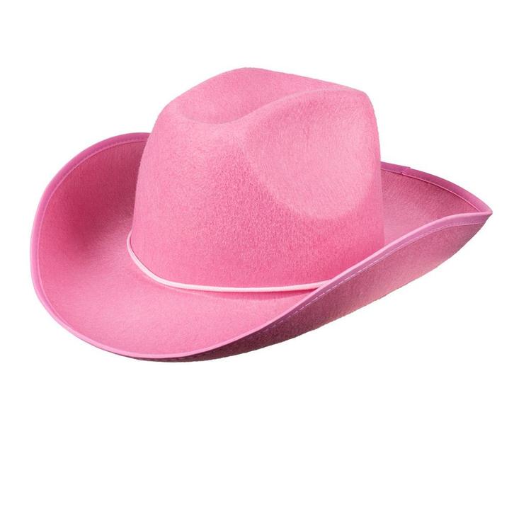 Hoed vilt Cowboy roze, Kleding | Dames, Carnavalskleding en Feestkleding, Nieuw, Ophalen of Verzenden
