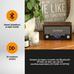 2dekans | Denver DAB Radio - Retro Radio - Bluetooth - DAB+/, Ophalen of Verzenden, Zo goed als nieuw