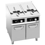 GGM Gastro | Dubbele elektrische friteuse - 22+22 liter - 44, Witgoed en Apparatuur, Verzenden, Nieuw