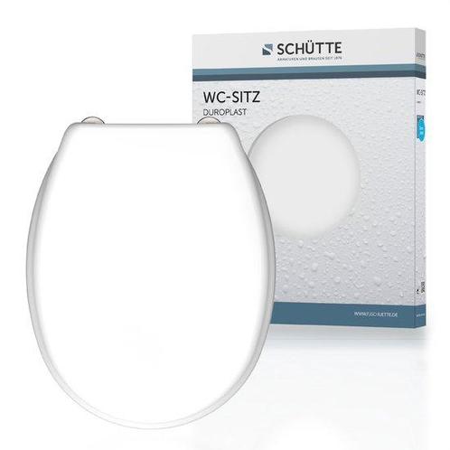 SCHÜTTE WC-Bril 82000 WHITE - Duroplast - RVS-Scharnieren -, Huis en Inrichting, Badkamer | Badtextiel en Accessoires, Zo goed als nieuw