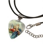 Plectrum ketting leer Heilige Christoffel, Ophalen of Verzenden, Nieuw, Kleding